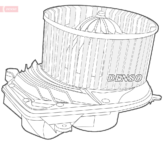 DENSO Kabineblæser dea02003 for VW