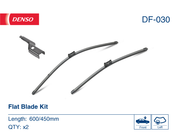 DENSO Viskerblad df030 for ALFA ROMEO FIAT PEUGEOT VW HYUNDAI