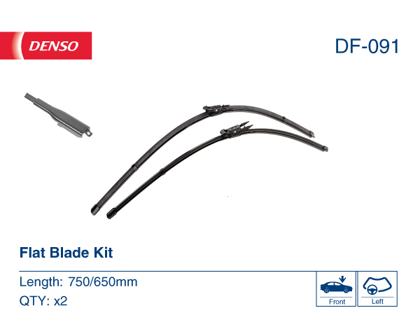 DENSO Viskerblad df091 for FORD