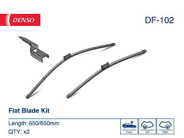 DENSO Viskerblad df102 for OPEL VAUXHALL PEUGEOT