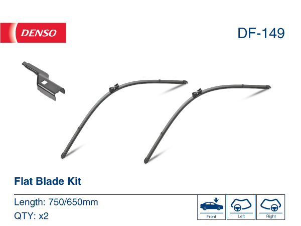 DENSO Viskerblad df149 for PEUGEOT FORD CITROËN