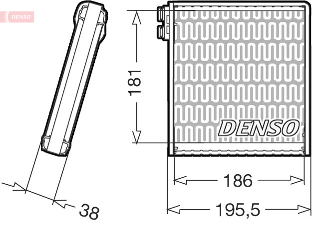 DENSO Fordamper, klimaanlæg dev09103 for FIAT