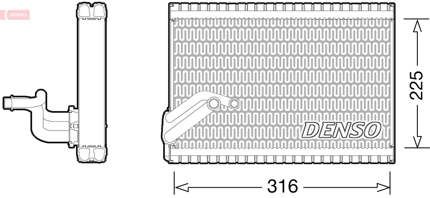 DENSO Fordamper, klimaanlæg dev21003 for CITROËN/PEUGEOT