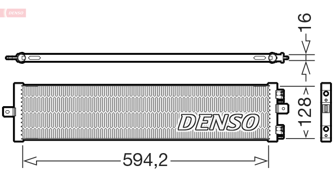 DENSO Kondensor, klimaanlæg dcn41028 for HYUNDAI