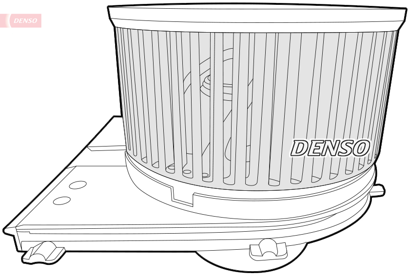 DENSO Kabineblæser dea02004 for VW