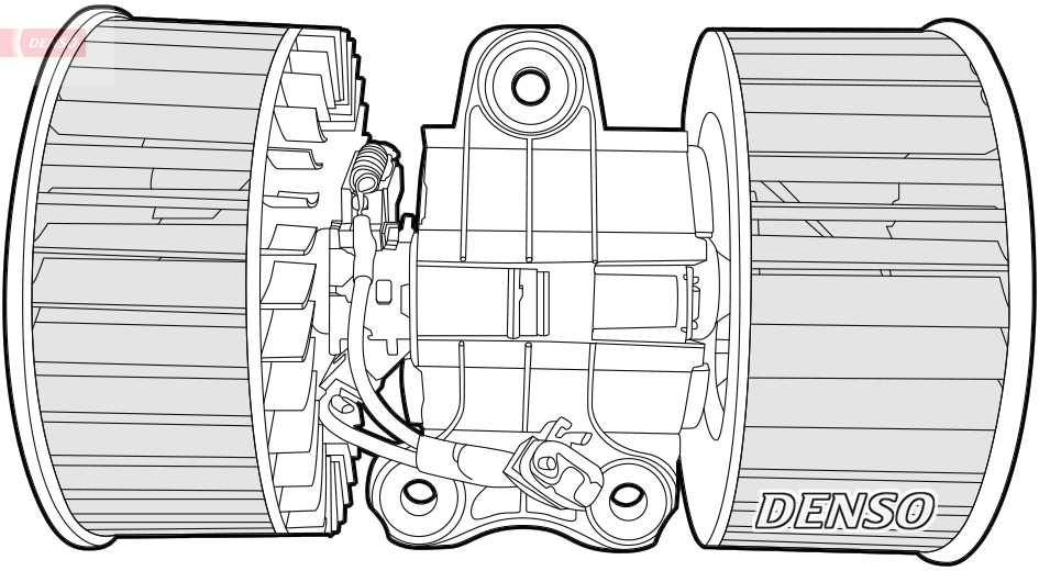 DENSO Kabineblæser dea05004 for BMW