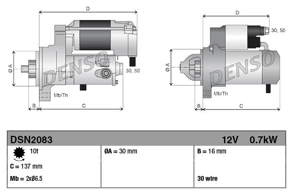 DENSO dsn2083 for KAWASAKI
