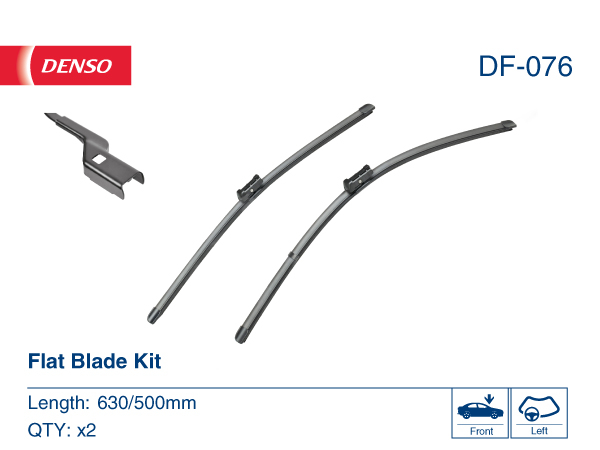 DENSO Viskerblad df076 for VOLVO AUDI ALFA ROMEO