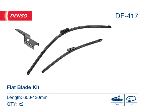 DENSO Viskerblad df417 for PEUGEOT SEAT