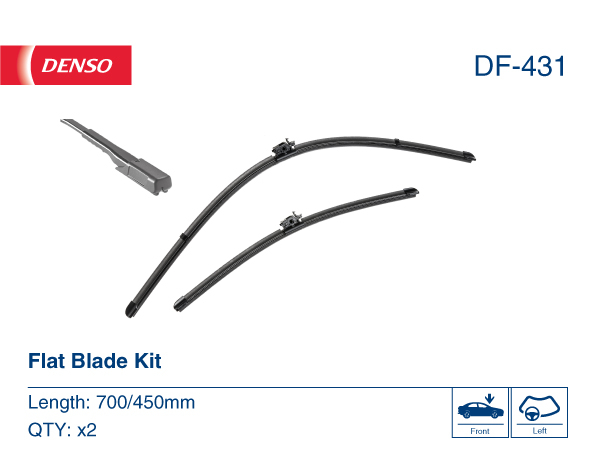 DENSO Viskerblad df431 for MERCEDES-BENZ