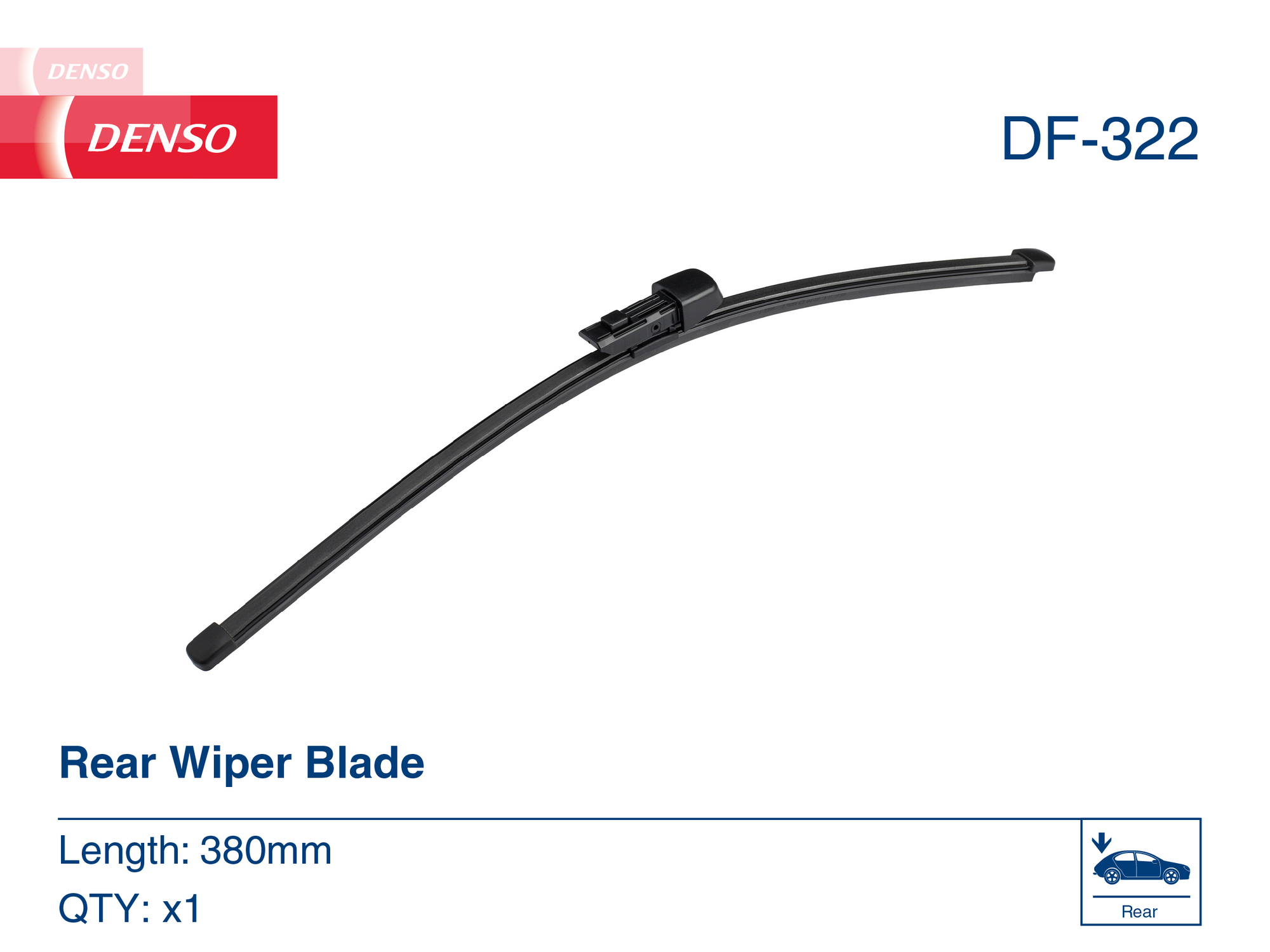 DENSO Viskerblad df322 for VW AUDI SKODA SEAT