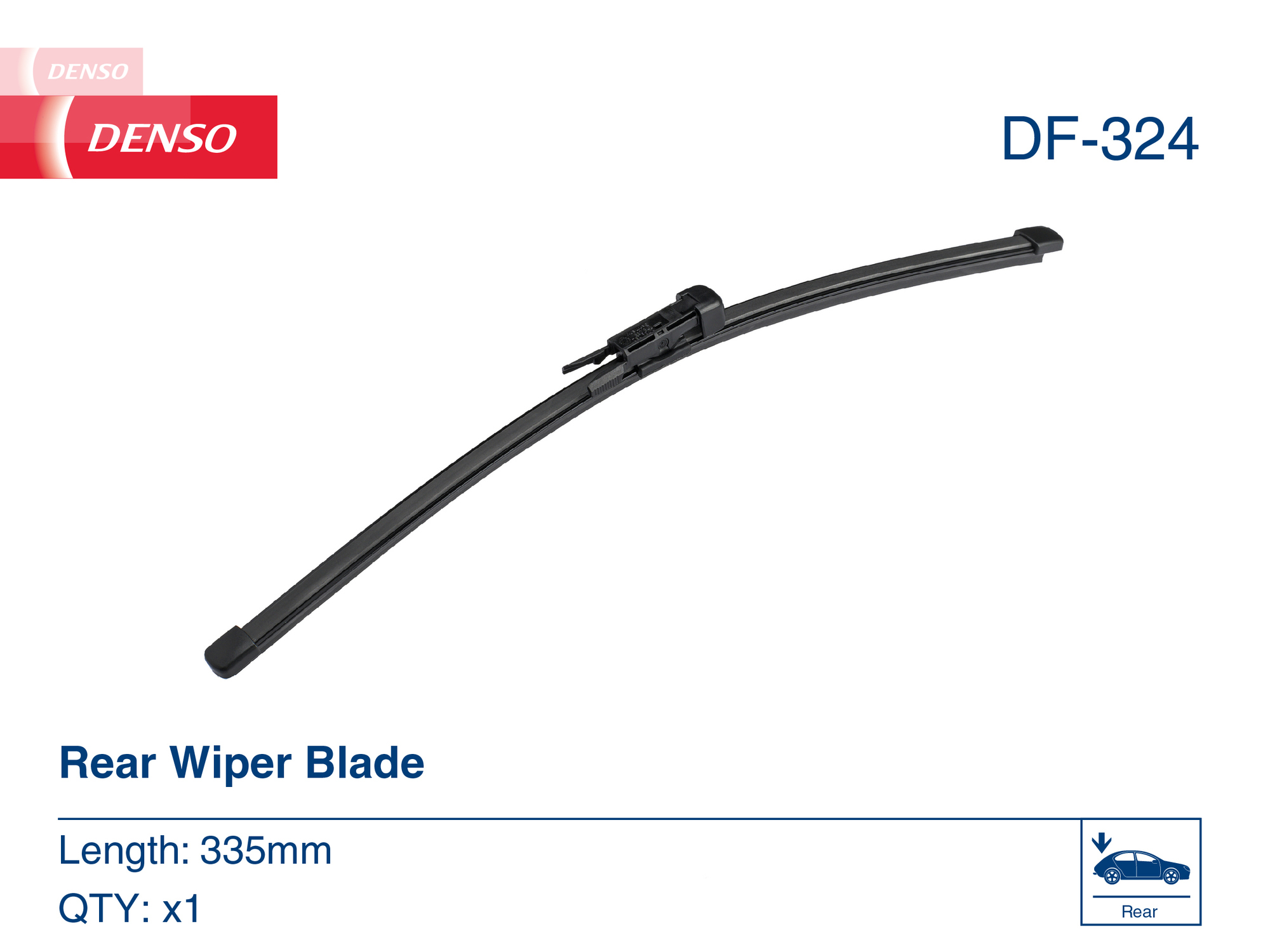 DENSO Viskerblad DF-324 for MERCEDES-BENZ BMW