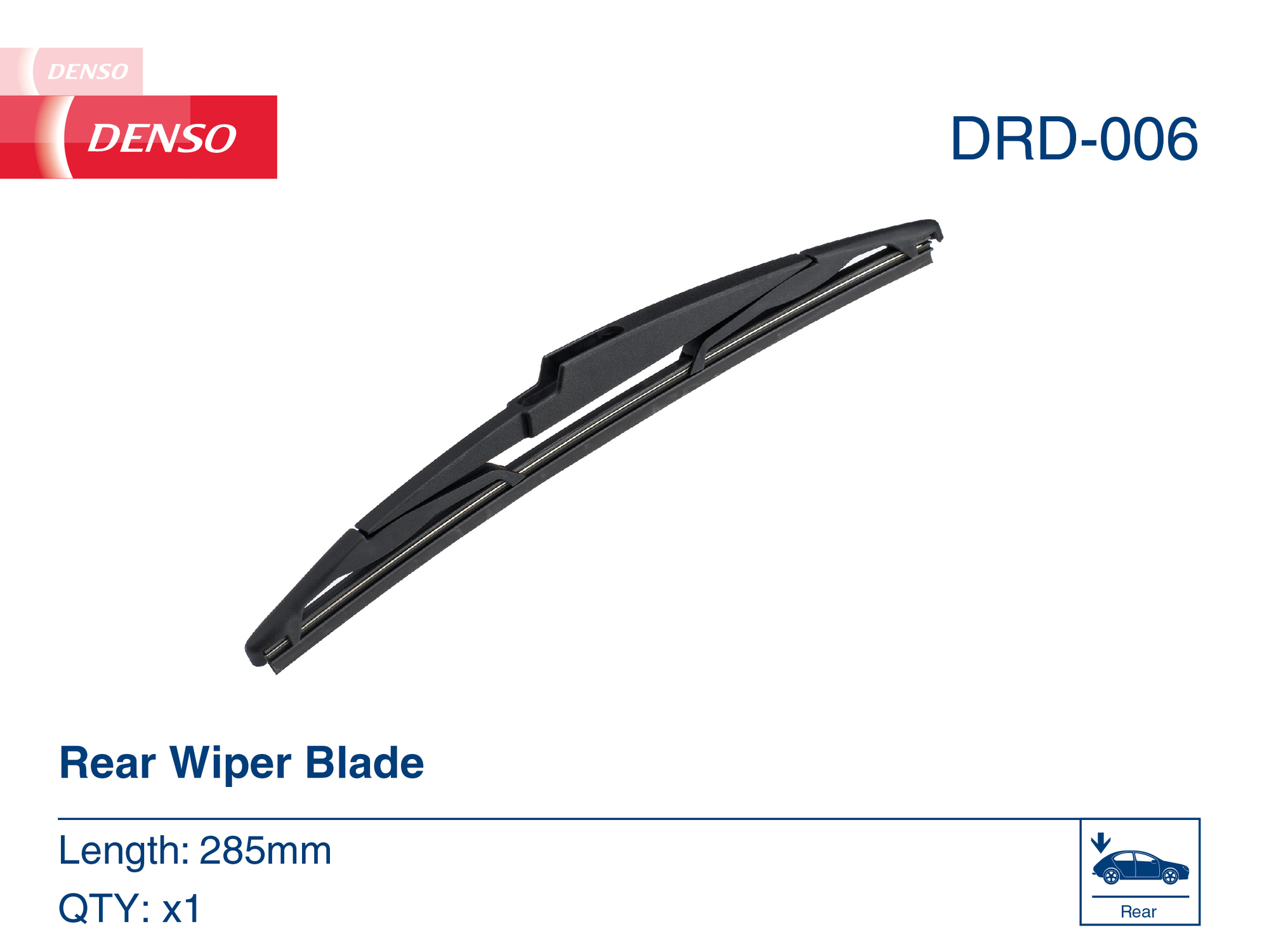 DENSO Viskerblad DRD-006 for KIA
