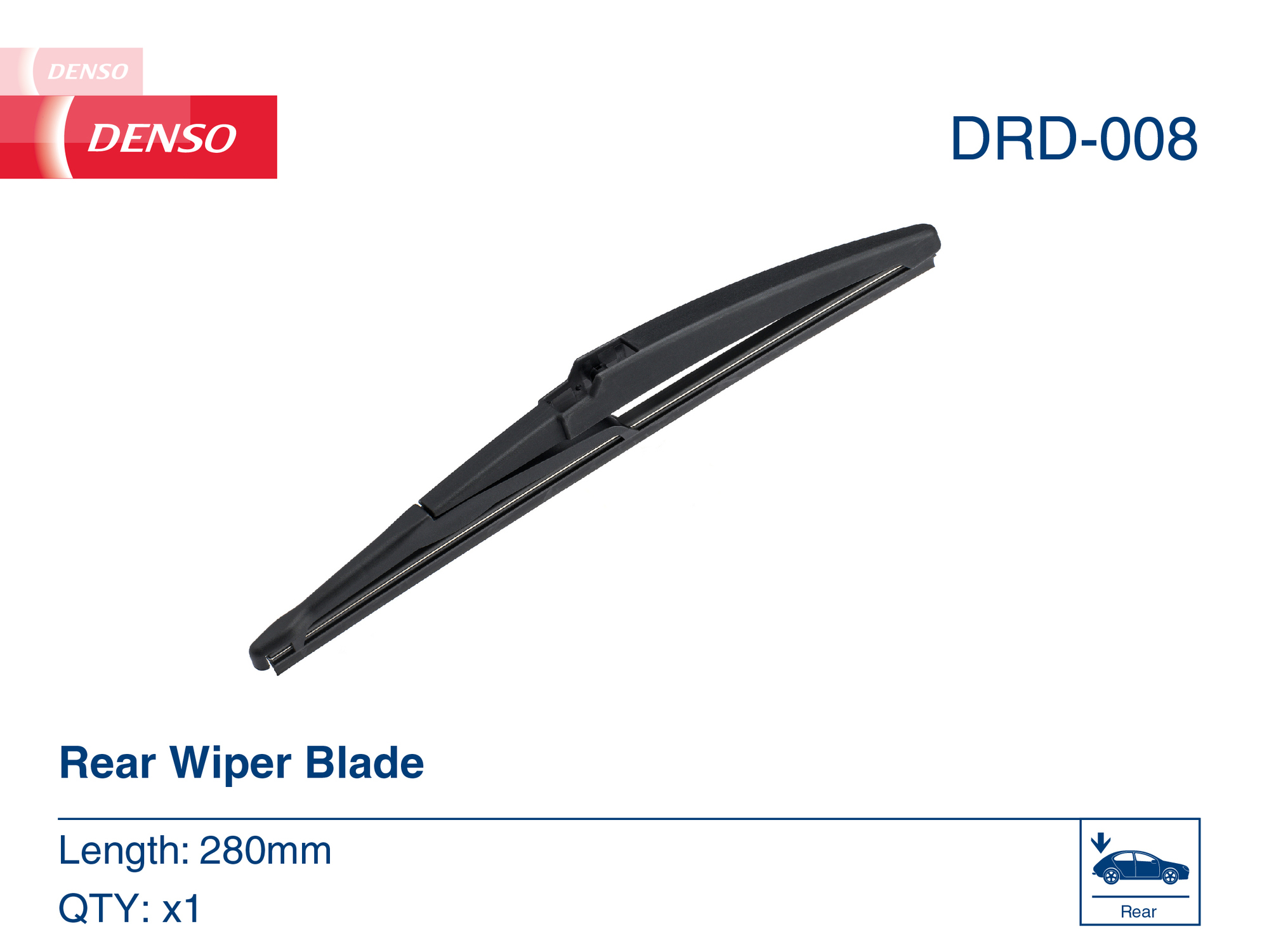 DENSO Viskerblad DRD-008 for KIA HYUNDAI