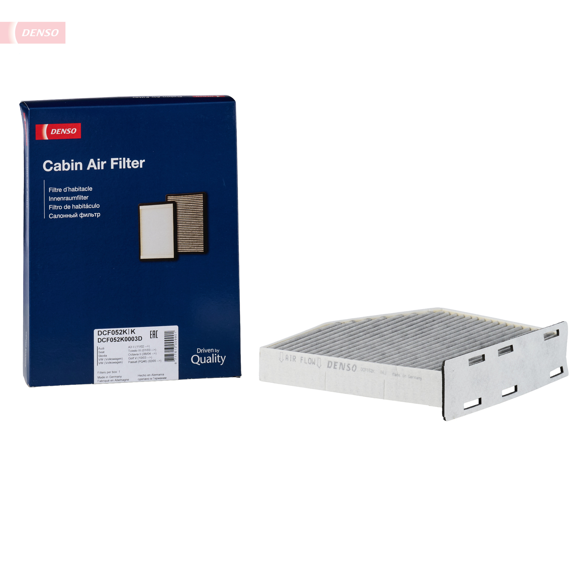 DENSO Kabineluftfilter dcf052k for VW SKODA