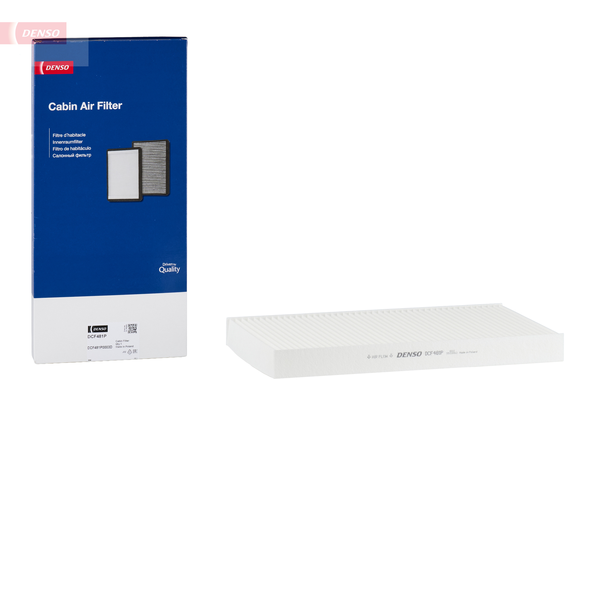 DENSO Kabineluftfilter dcf481p for CADILLAC SAAB