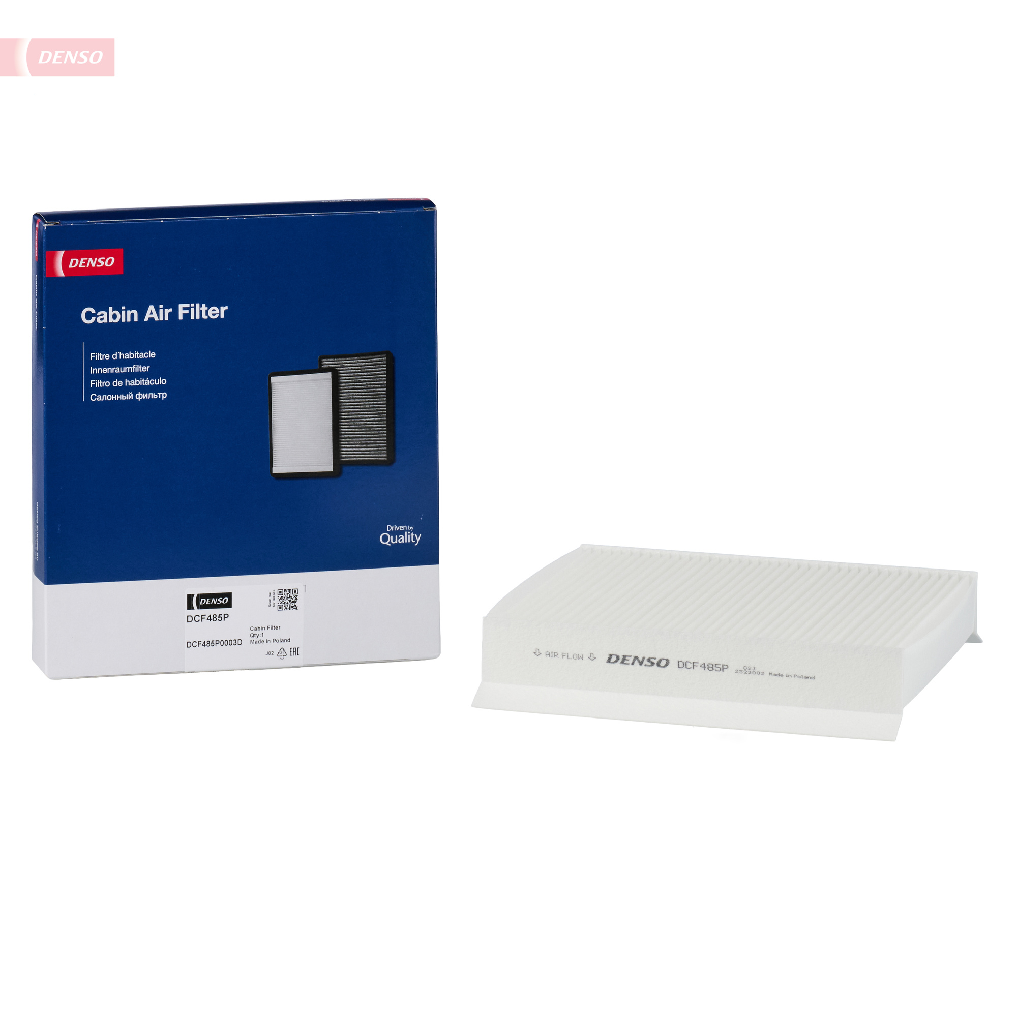 DENSO Kabineluftfilter dcf485p for CITROËN PEUGEOT FIAT SUZUKI