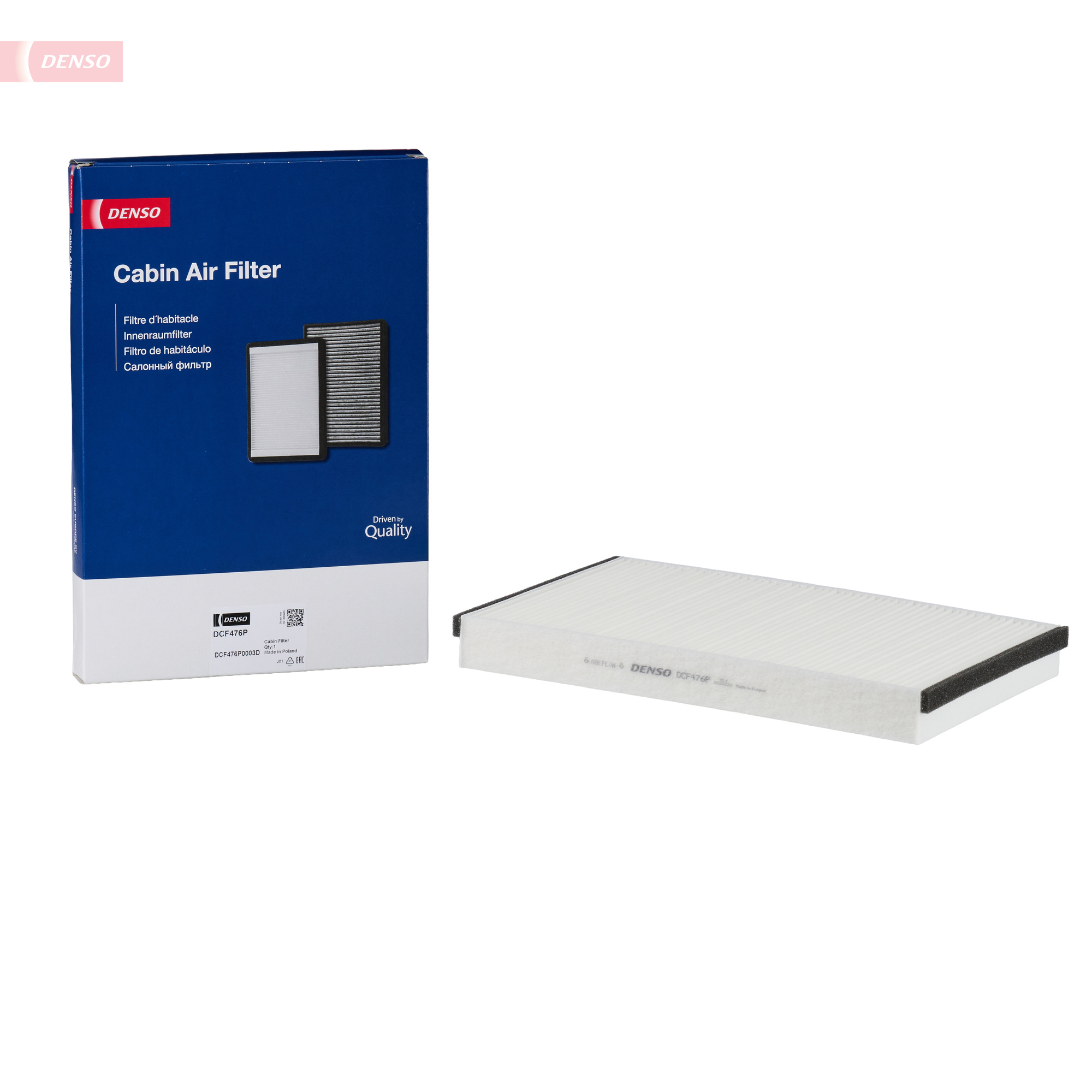 DENSO Kabineluftfilter dcf476p for VAUXHALL OPEL
