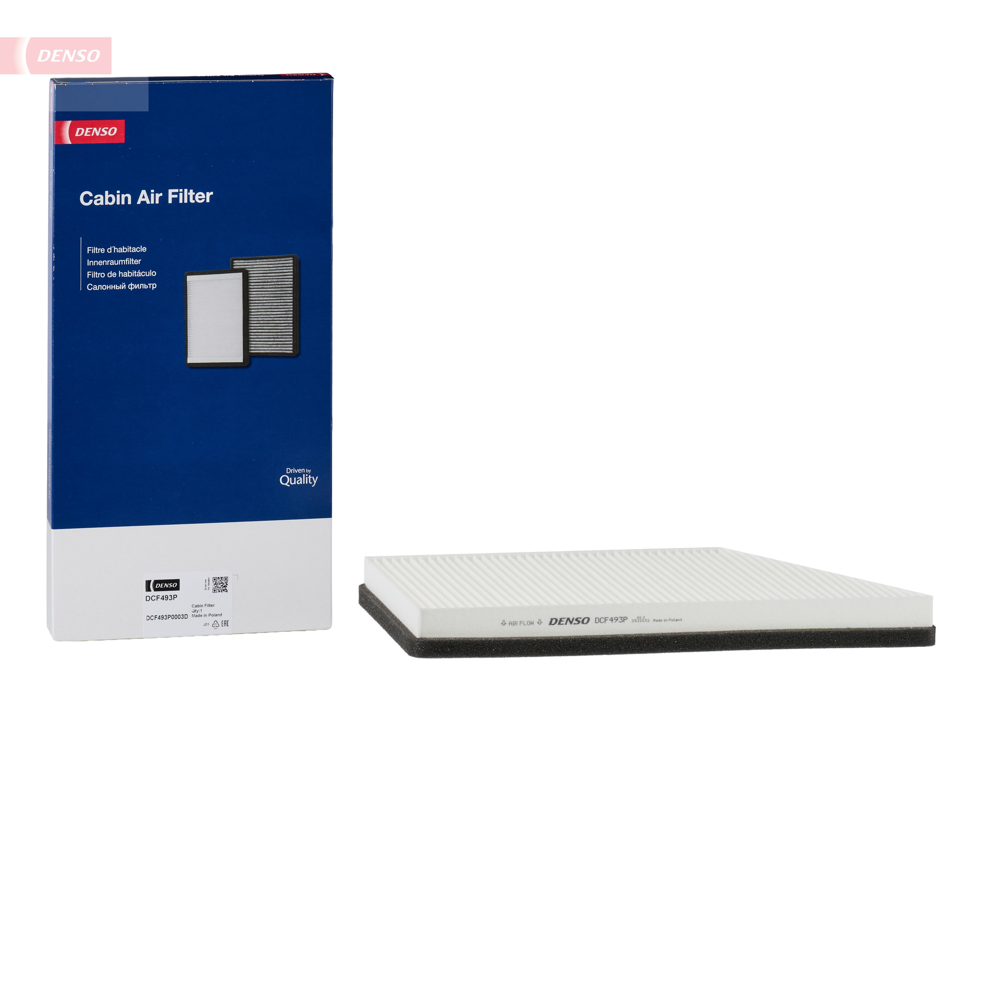 DENSO Kabineluftfilter dcf493p for PEUGEOT