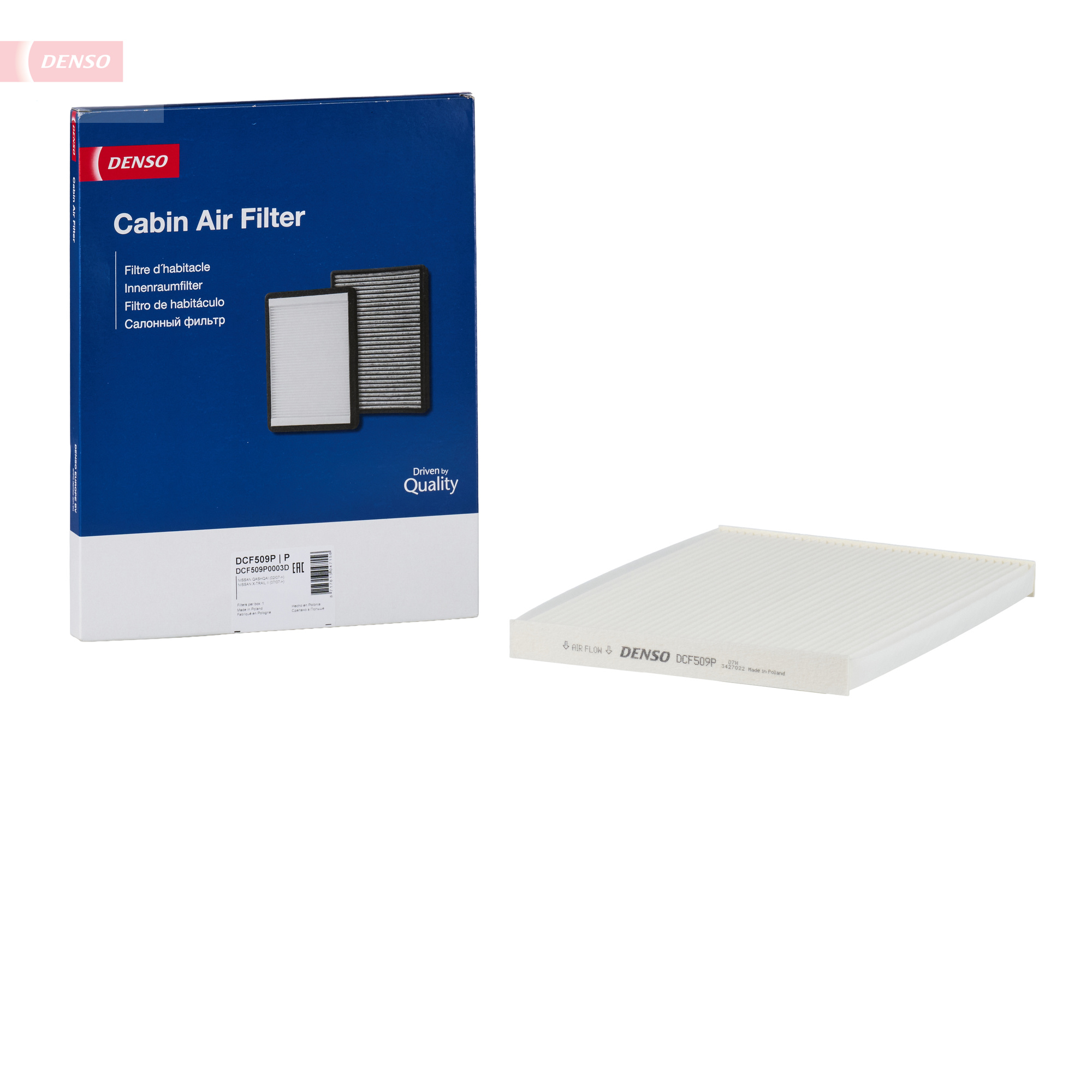DENSO Kabineluftfilter dcf509p for NISSAN