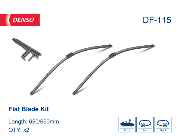 DENSO Viskerblad df115 for MERCEDES-BENZ VAG PORSCHE