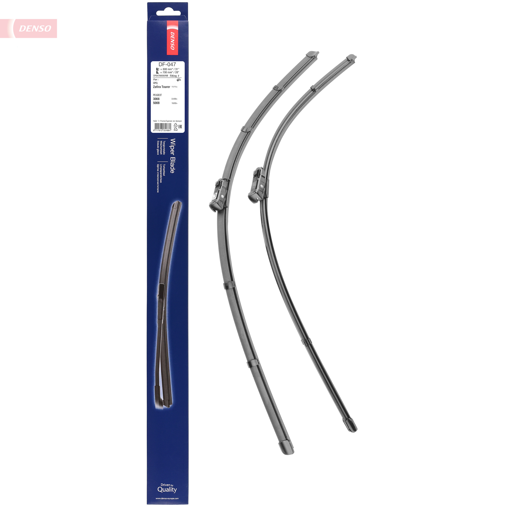 DENSO Viskerblad df047 for PEUGEOT OPEL GENERAL MOTORS