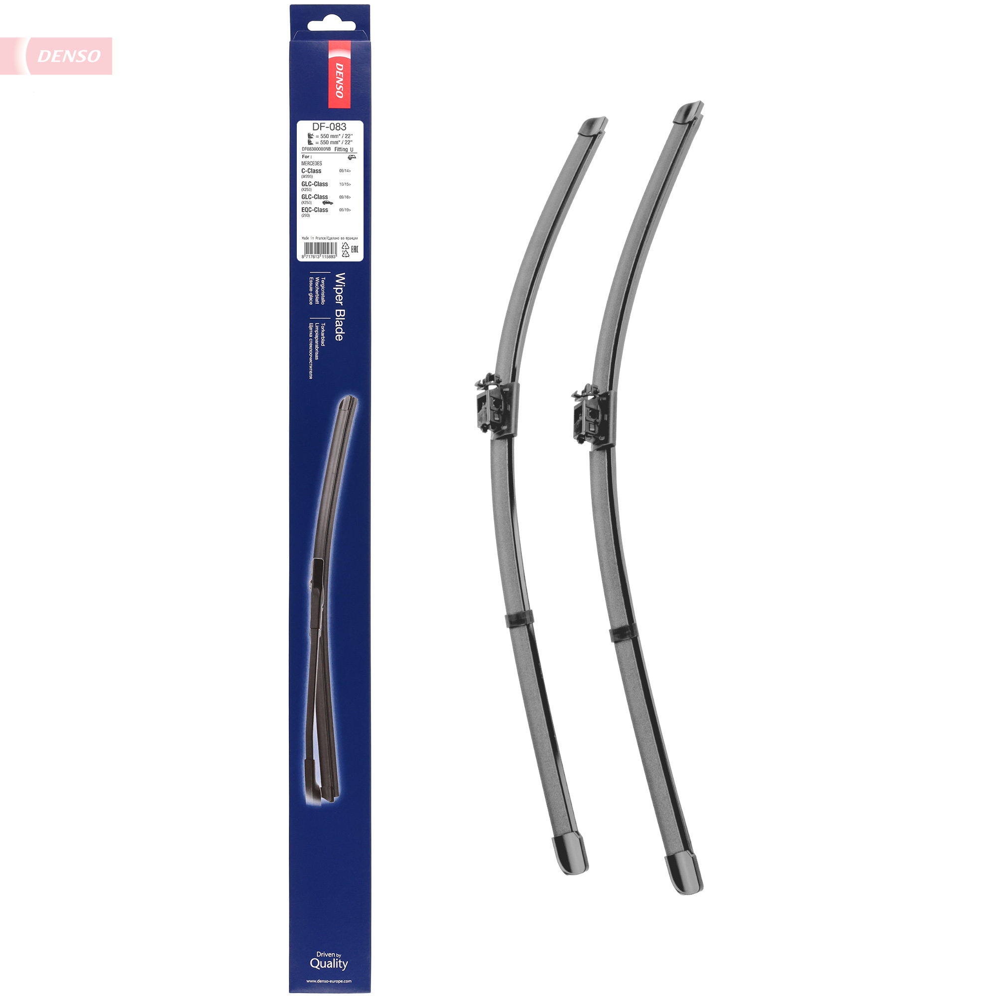 DENSO Viskerblad df083 for MERCEDES-BENZ