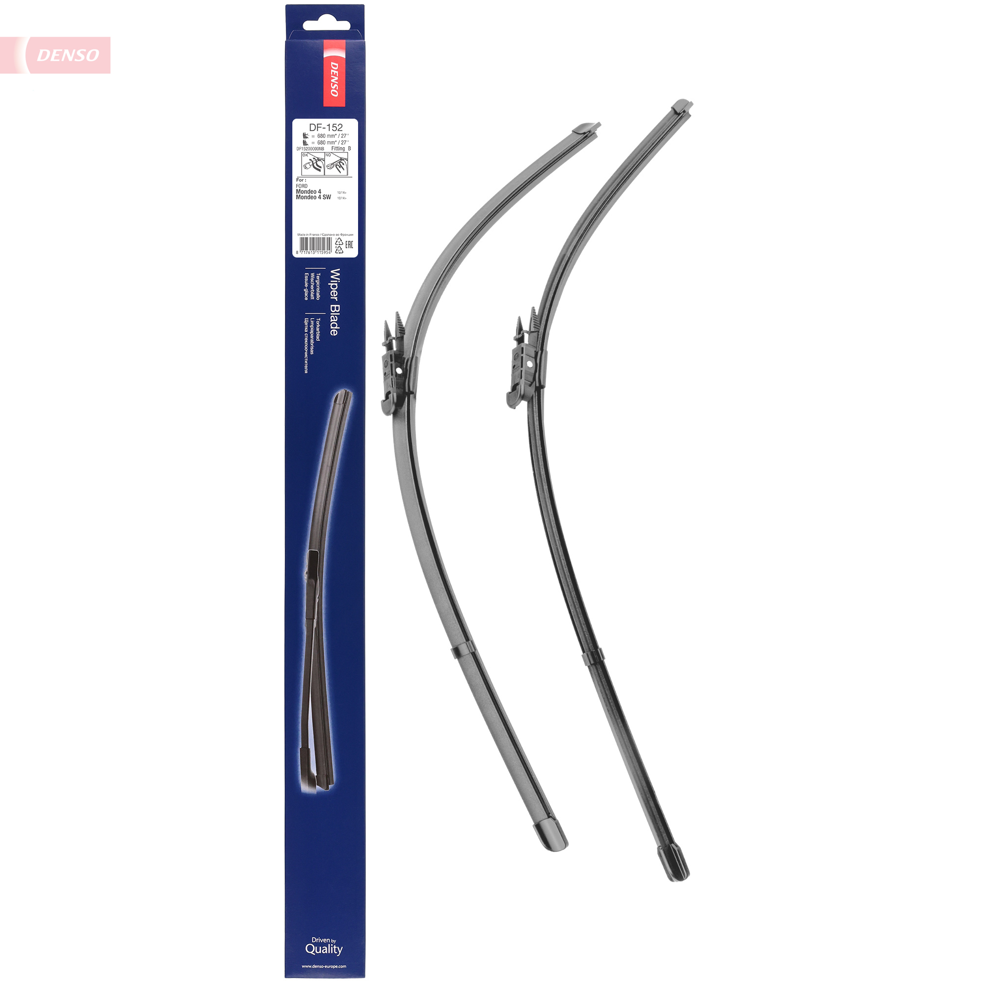 DENSO Viskerblad df152 for FORD