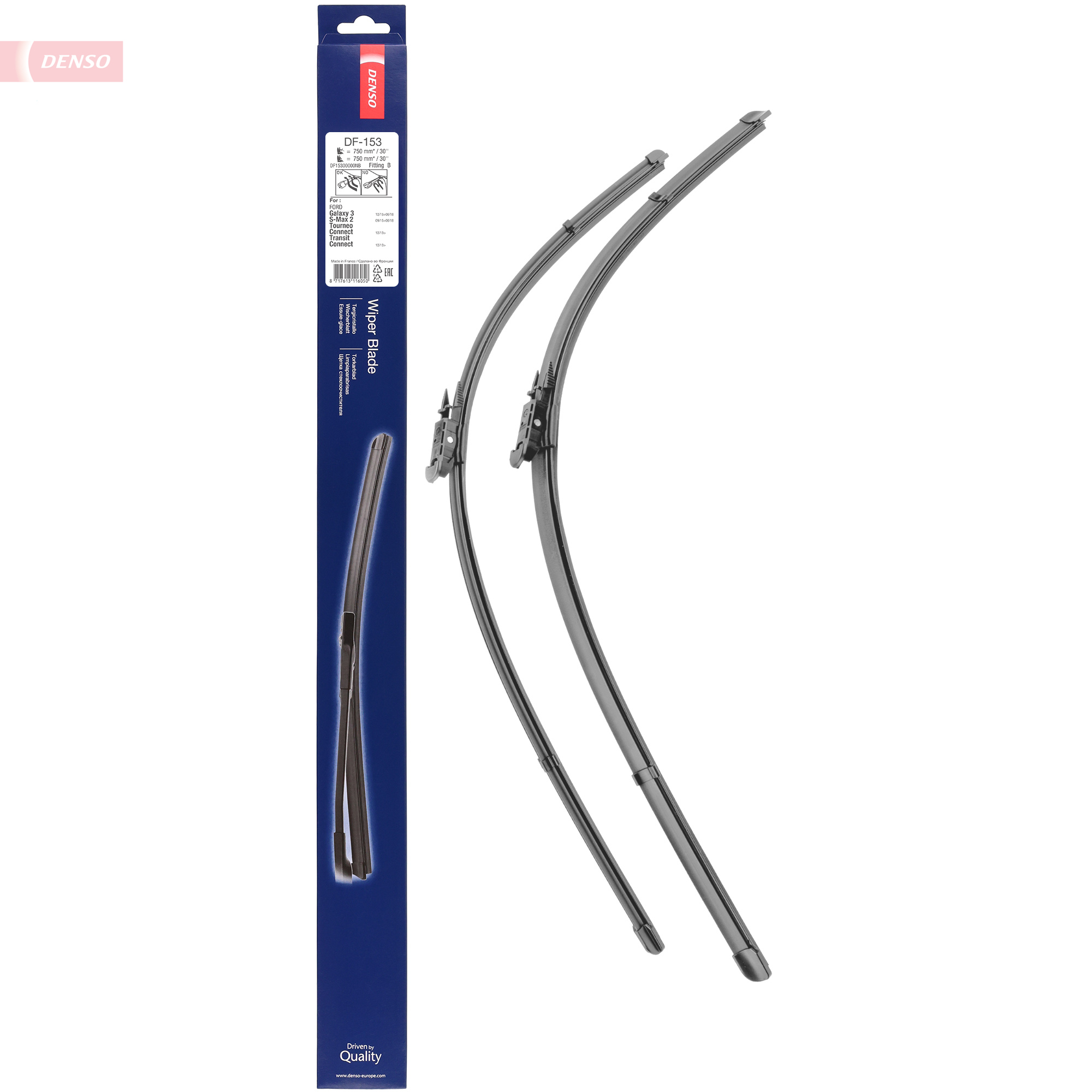 DENSO Viskerblad df153 for FORD