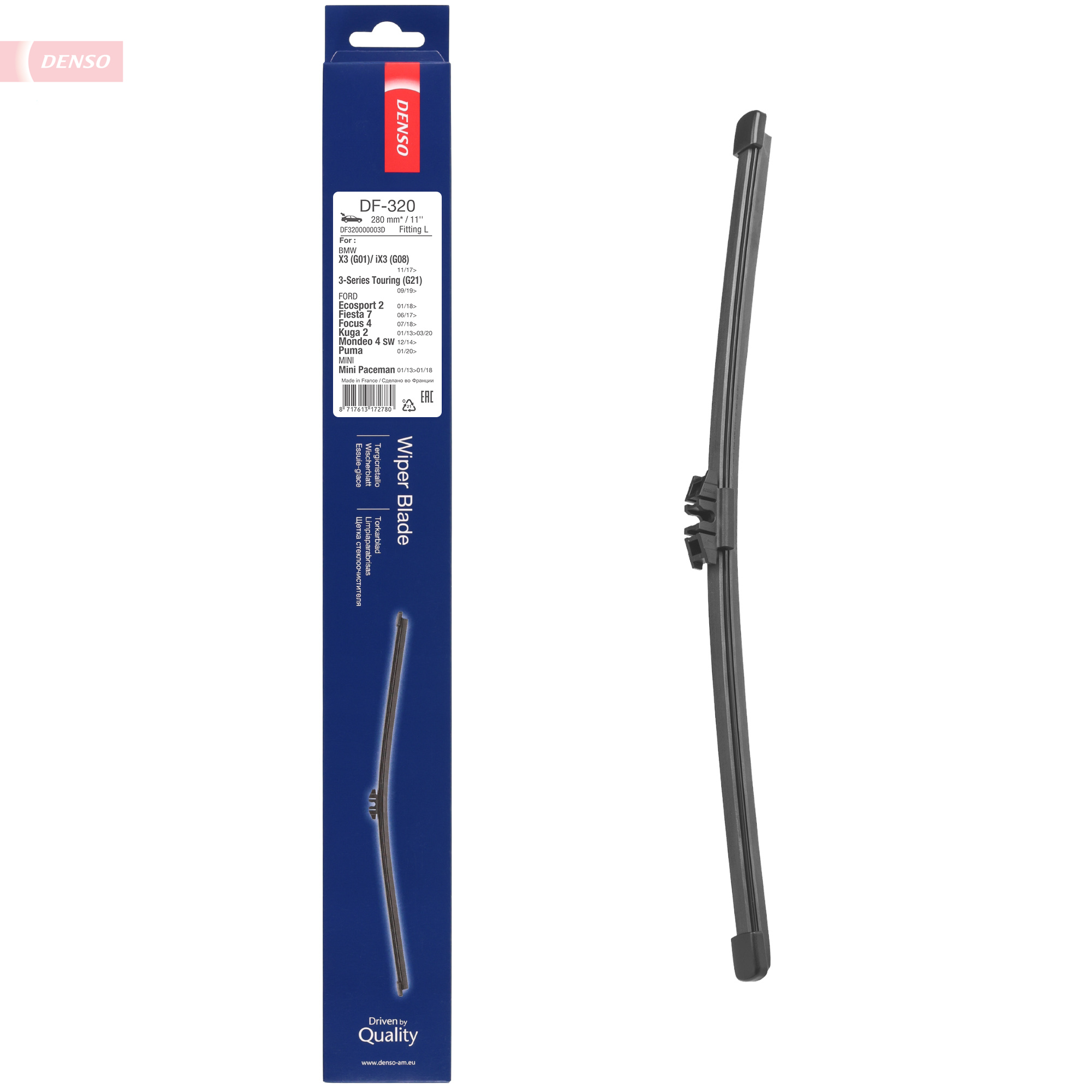 DENSO Viskerblad df320 for FORD MINI BMW LAND ROVER