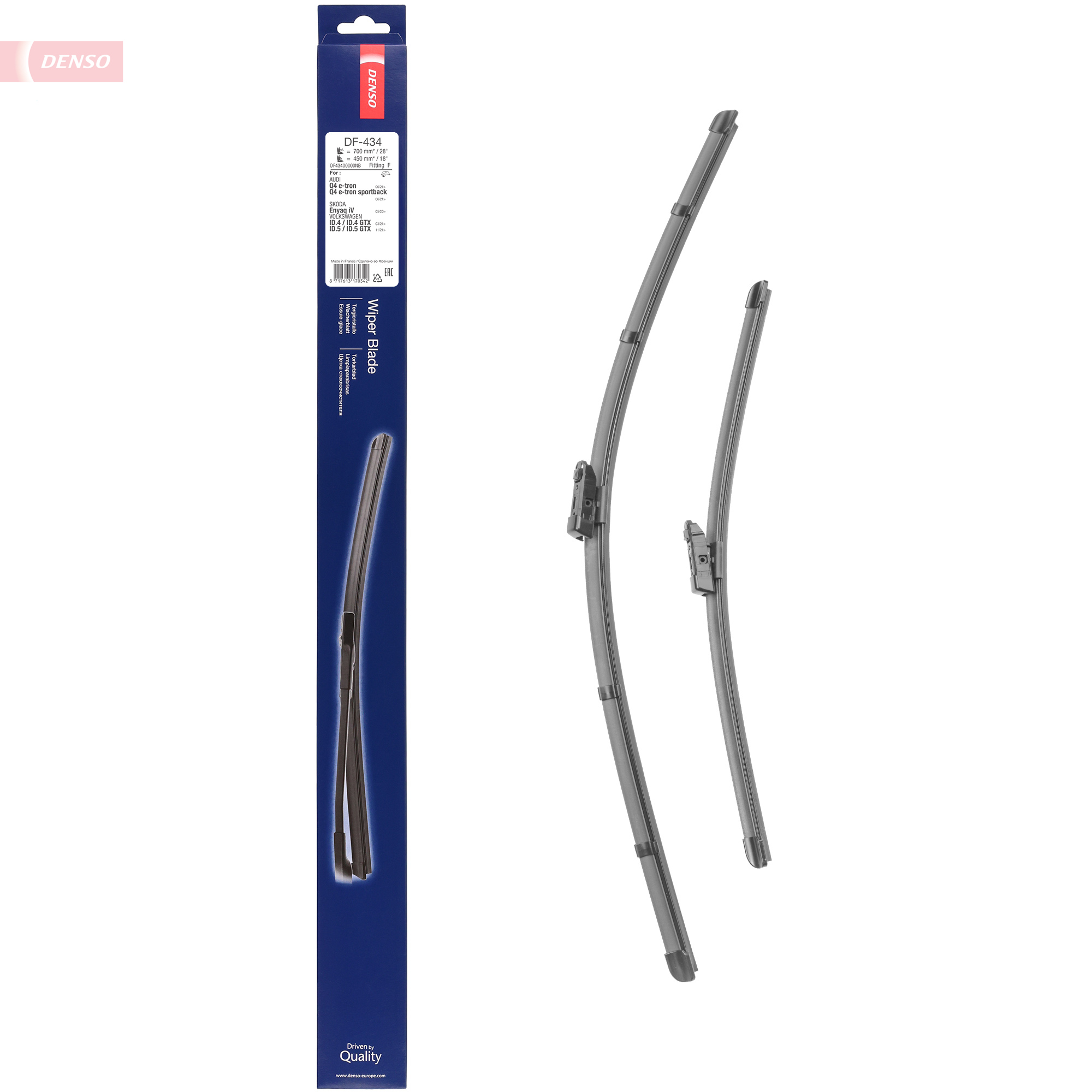 DENSO Viskerblad df434 for SKODA AUDI VW
