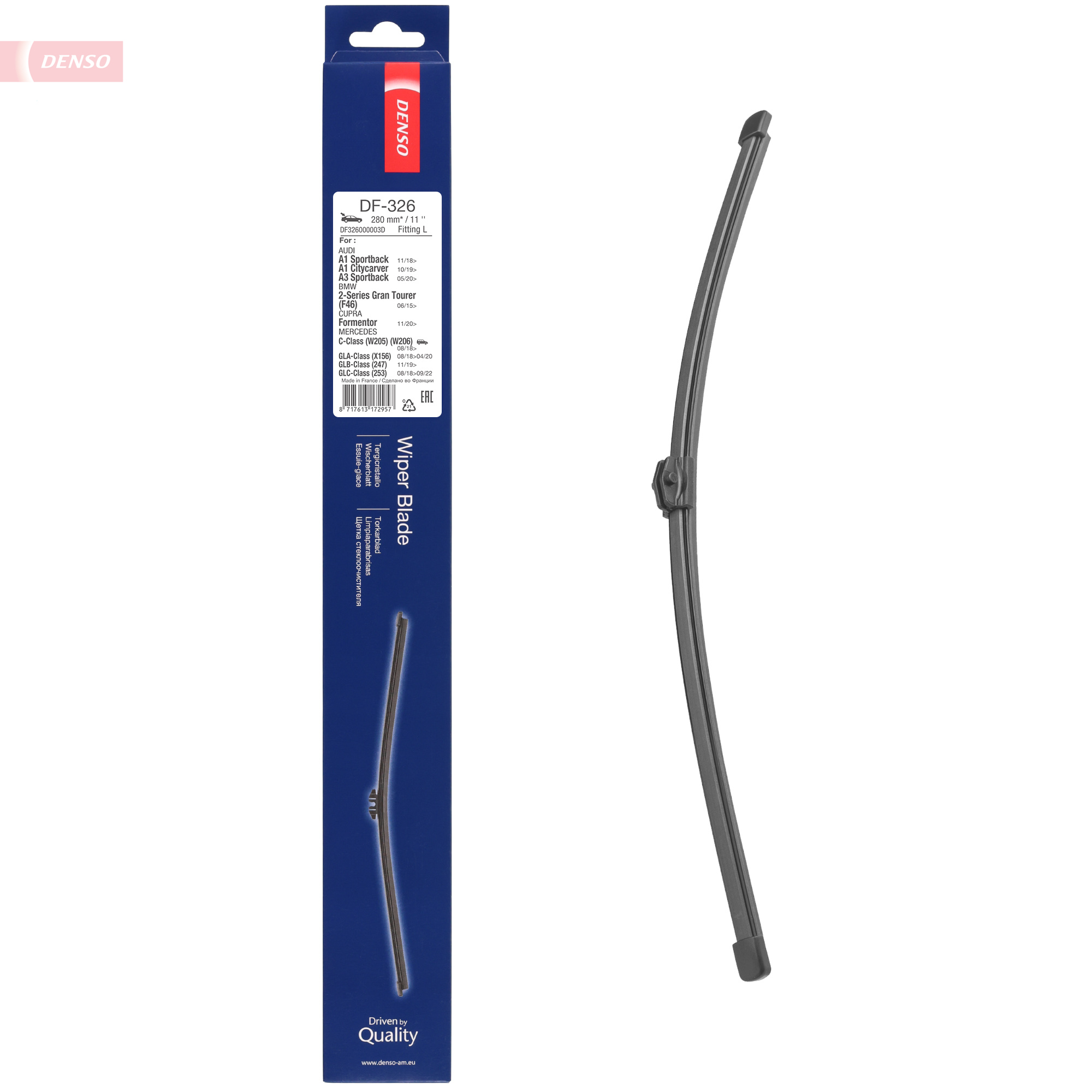 DENSO Viskerblad df326 for MERCEDES-BENZ AUDI BMW PORSCHE SEAT