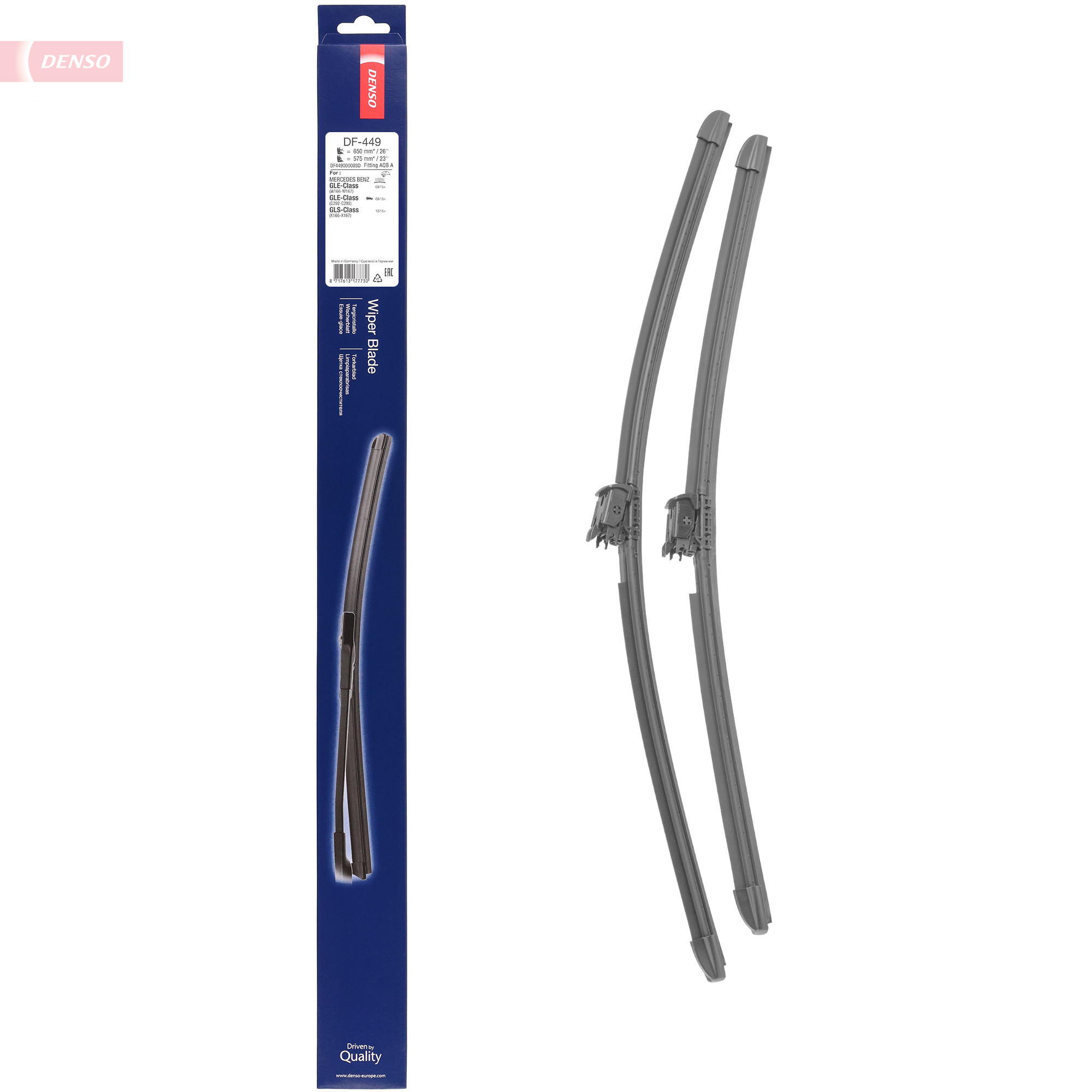 DENSO Viskerblad df449 for MERCEDES-BENZ
