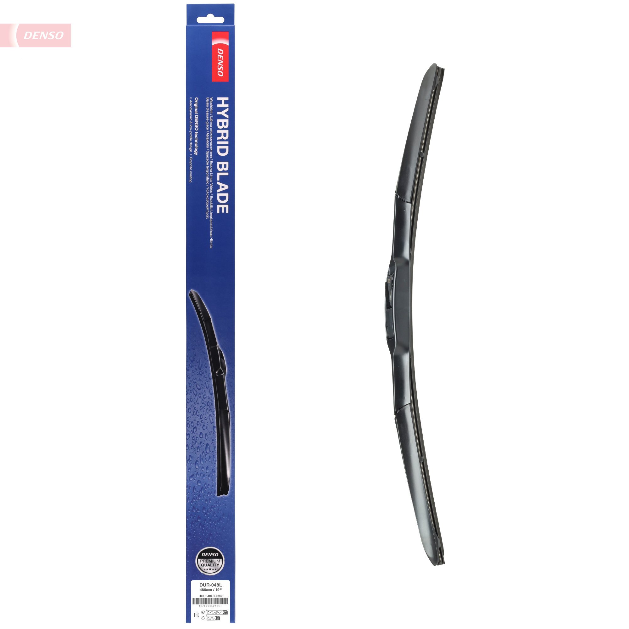 DENSO Viskerblad DUR-048L for GENERAL MOTORS CADILLAC HONDA MINI MAZDA KIA TOYOTA SUBARU