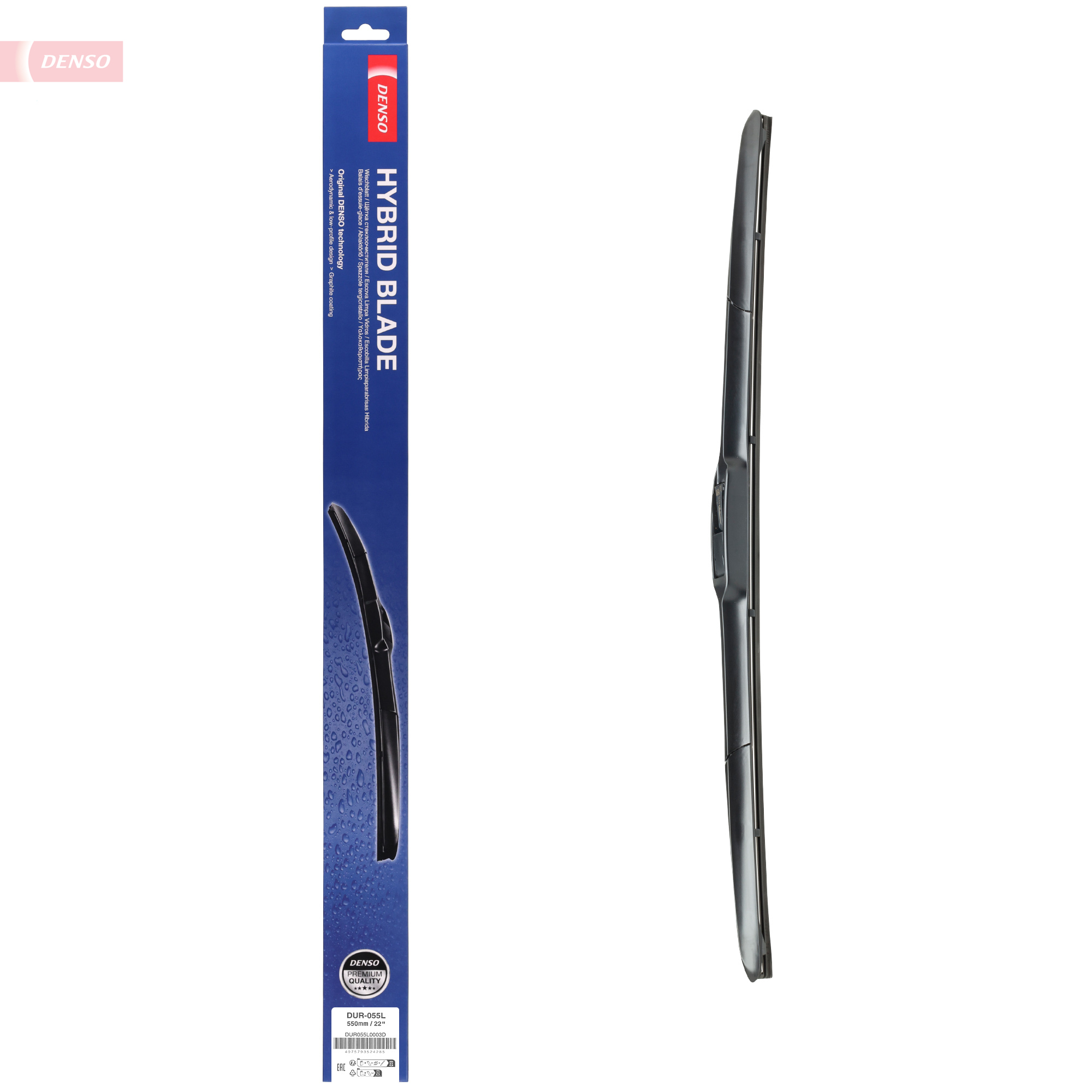 DENSO Viskerblad DUR-055L for GENERAL MOTORS CADILLAC ALFA ROMEO TOYOTA LEXUS