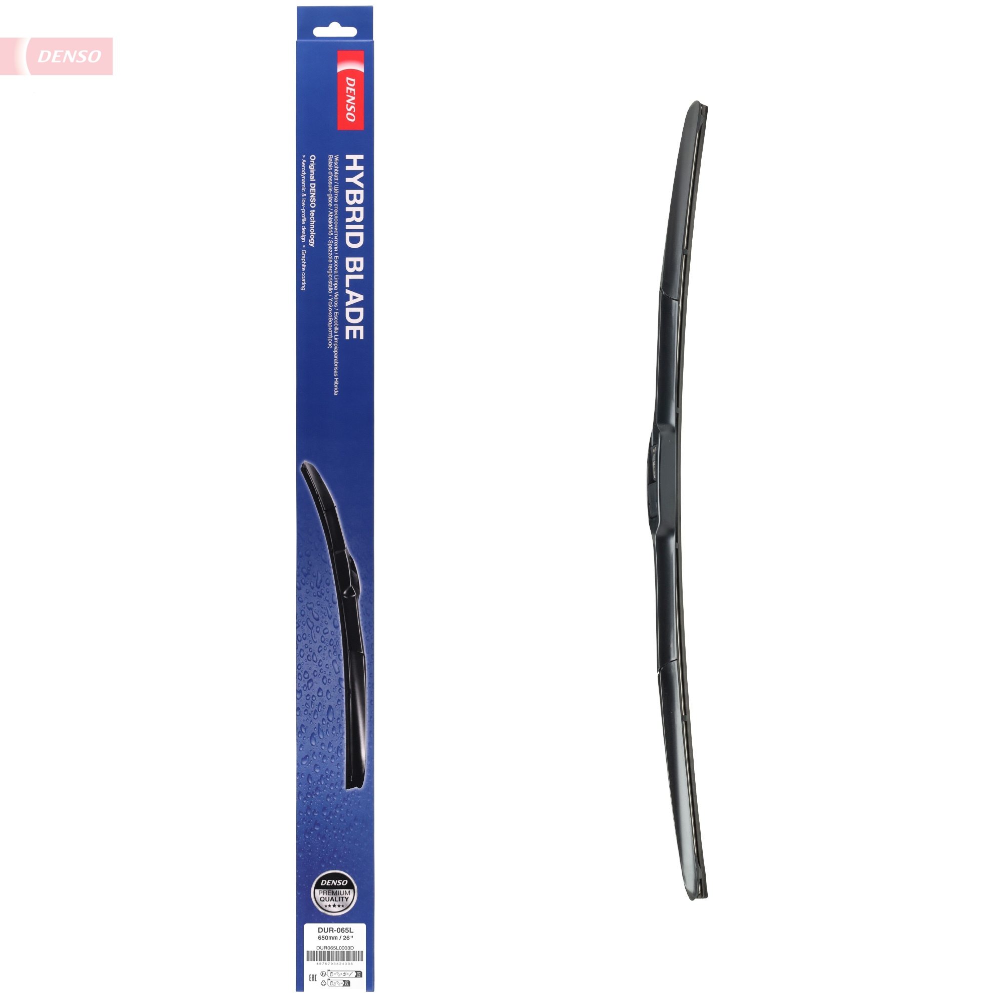 DENSO Viskerblad DUR-065L for GENERAL MOTORS FERRARI TOYOTA KIA HONDA LEXUS HYUNDAI NISSAN INFINITI MAZDA LAND ROVER MITSUBISHI SUBARU SUZUKI