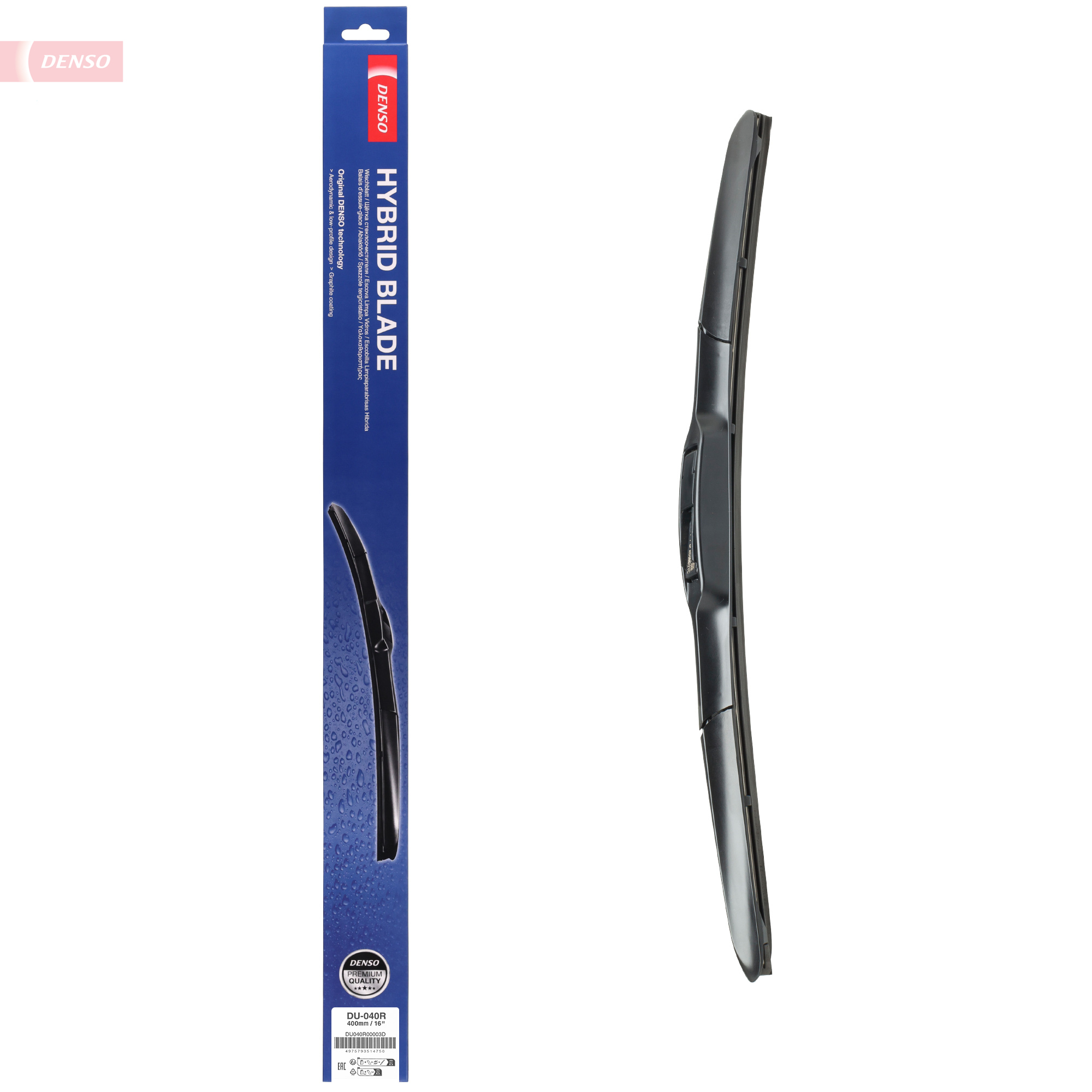 DENSO Viskerblad DU-040R for FERRARI MAZDA HYUNDAI TOYOTA NISSAN SUBARU KIA