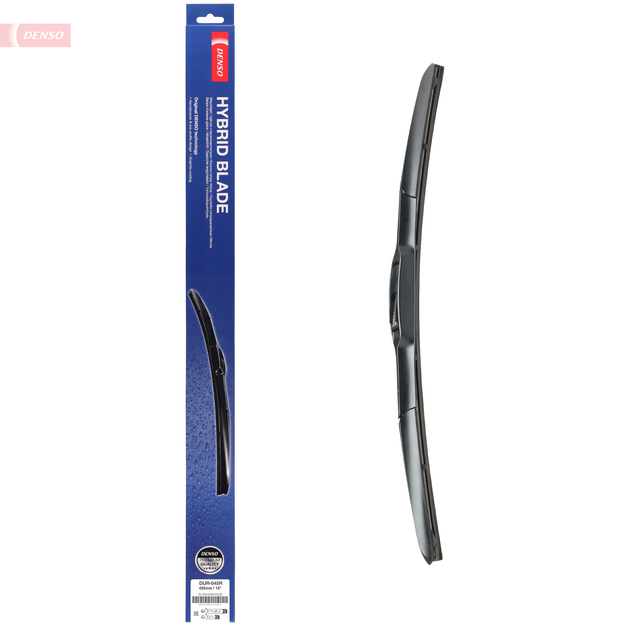 DENSO Viskerblad DUR-045R for OPEL FERRARI HONDA MAZDA MITSUBISHI SUBARU TOYOTA LEXUS KIA MINI