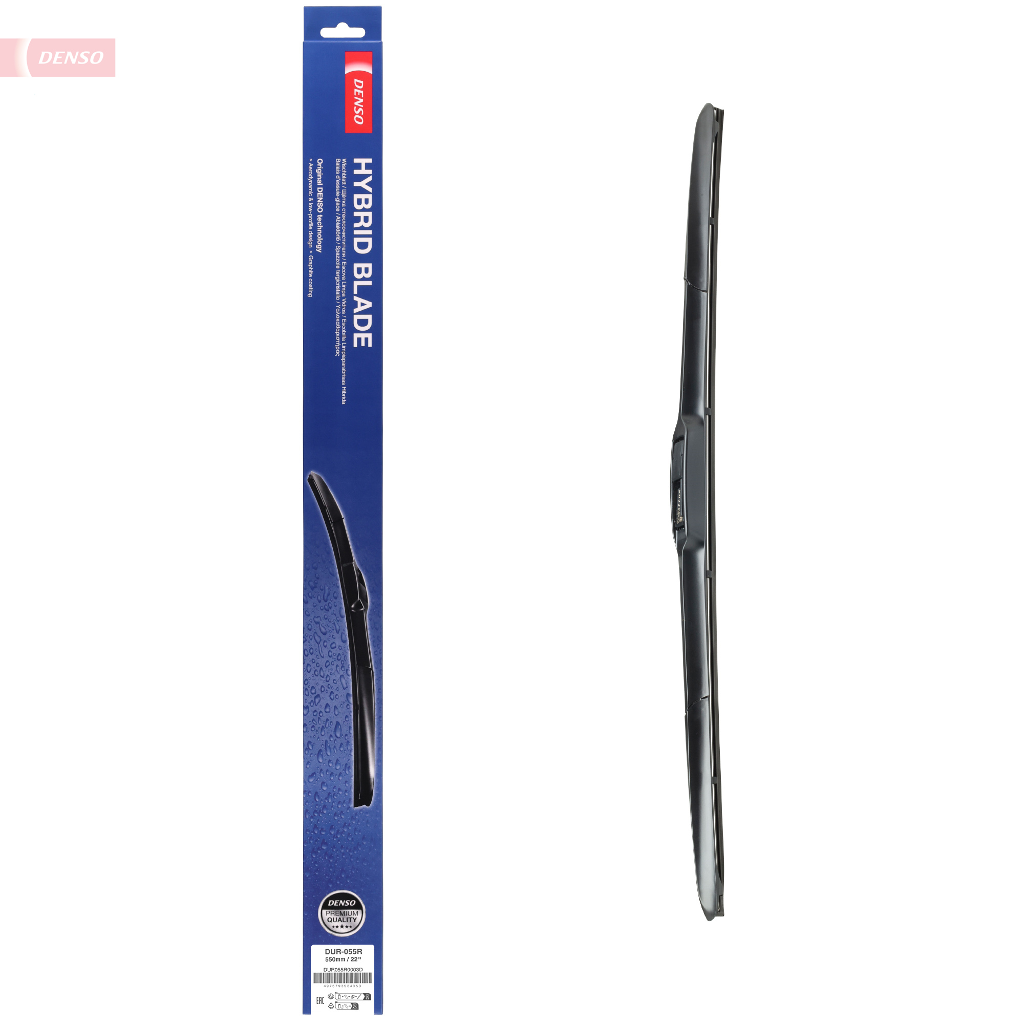 DENSO Viskerblad DUR-055R for CADILLAC TOYOTA LEXUS HONDA