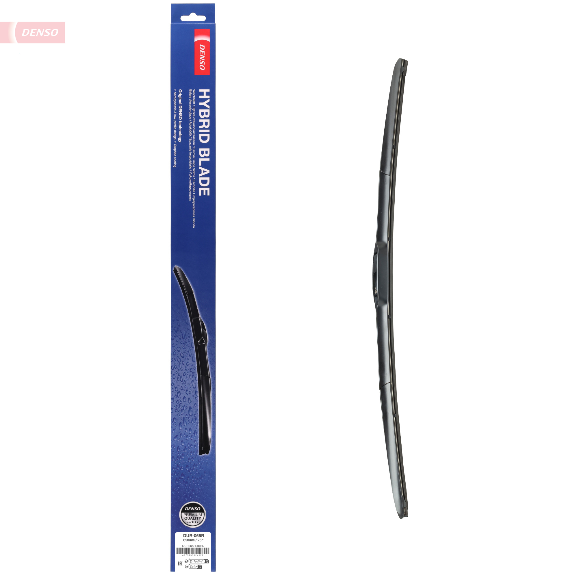 DENSO Viskerblad DUR-065R for FERRARI KIA TOYOTA NISSAN INFINITI LAND ROVER LEXUS MITSUBISHI HONDA HYUNDAI SUZUKI MAZDA