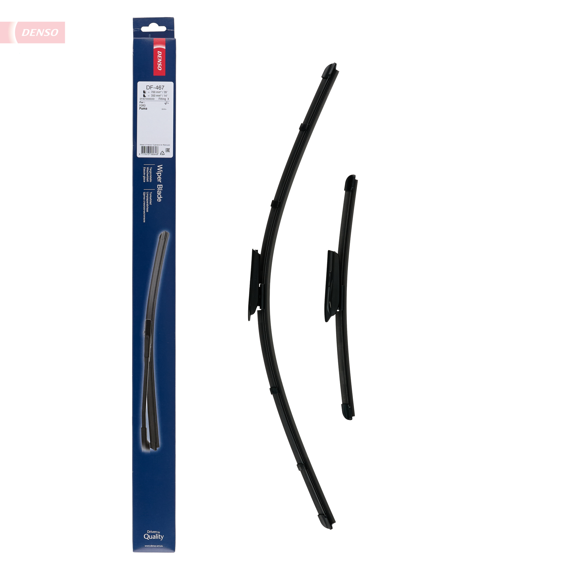 DENSO Viskerblad df467 for FORD