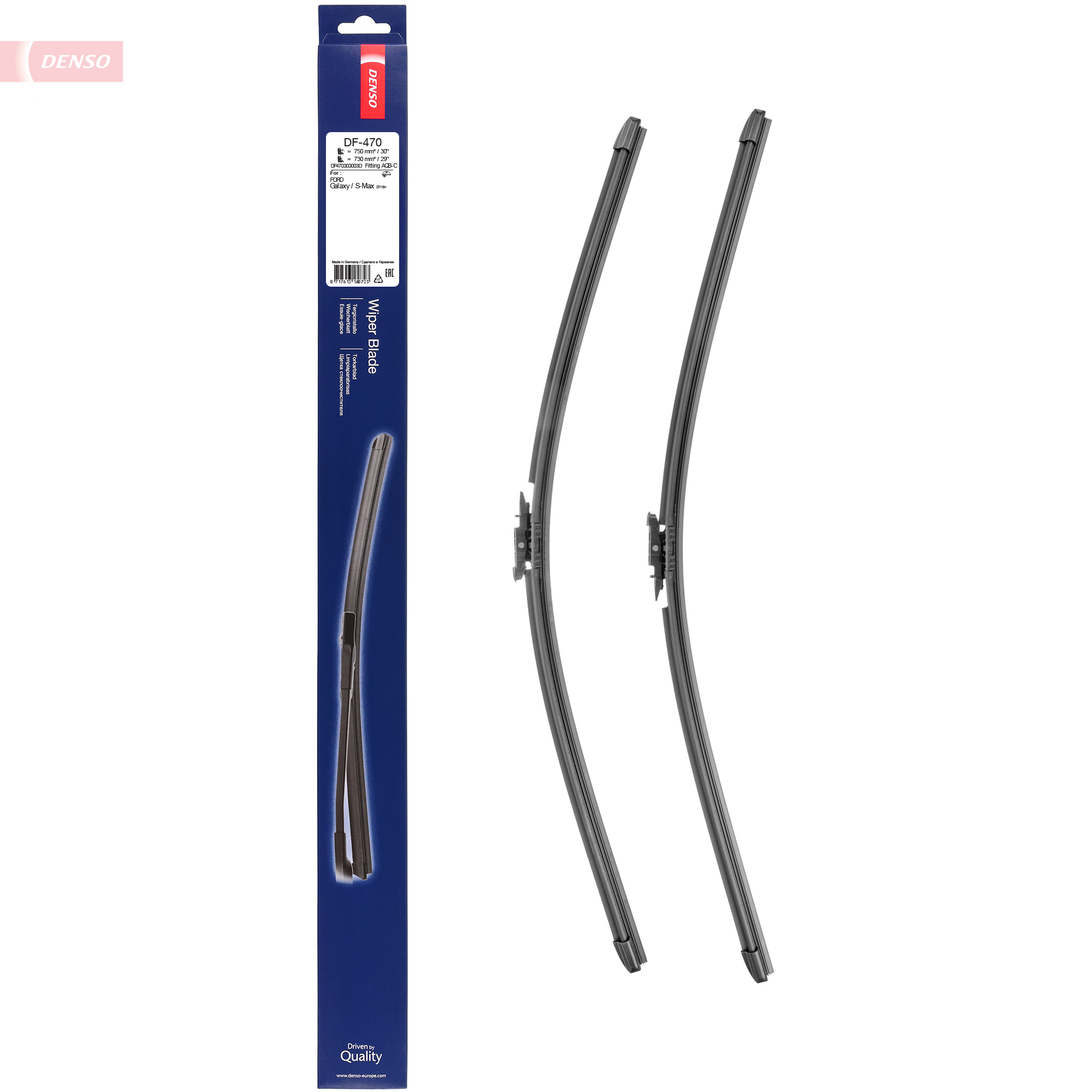 DENSO Viskerblad df470 for FORD