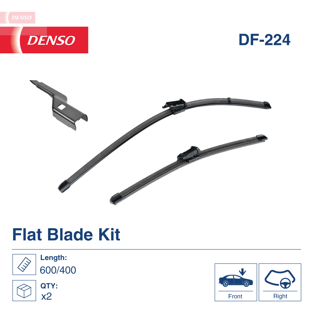 DENSO Viskerblad df224 for CITROËN FORD FIAT OPEL PEUGEOT VAUXHALL SEAT
