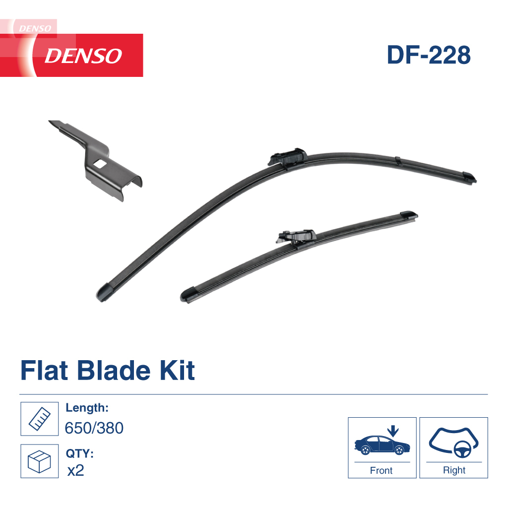 DENSO Viskerblad df228 for FORD