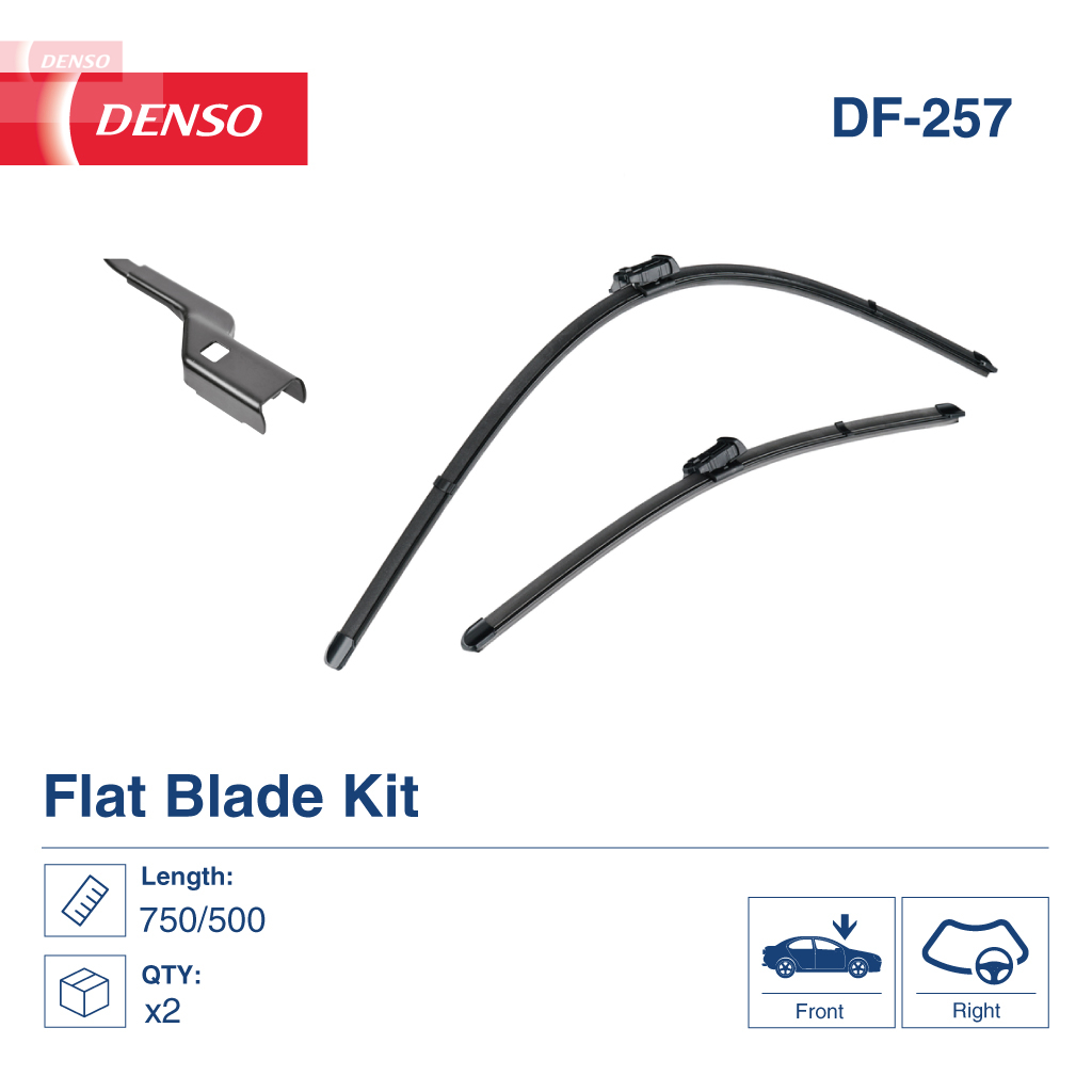 DENSO Viskerblad df257 for FORD