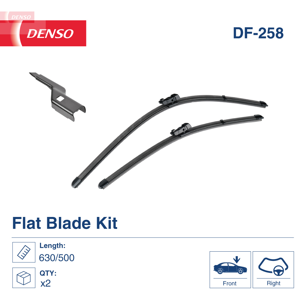 DENSO Viskerblad df258 for VOLVO AUDI PORSCHE