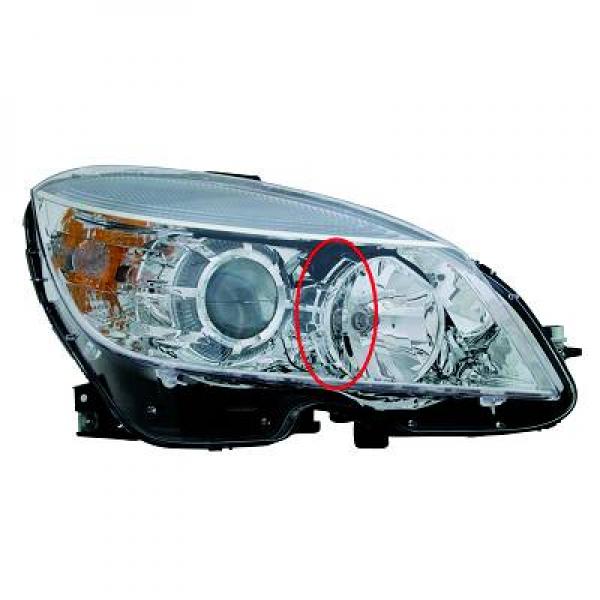 DIEDERICHS Forlygte 1672083 H7/H7 venstre for MERCEDES-BENZ