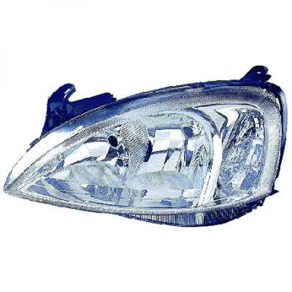 DIEDERICHS Forlygte 1813981 H7/H7 venstre for OPEL