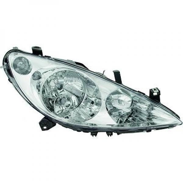 DIEDERICHS Forlygte 4234982 H7/H1/H1 højre for PEUGEOT