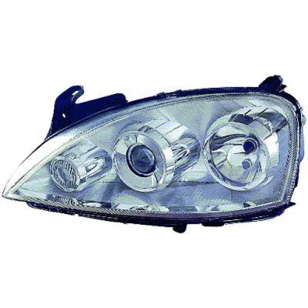 DIEDERICHS Forlygte 1813281 H7/H7 venstre for OPEL